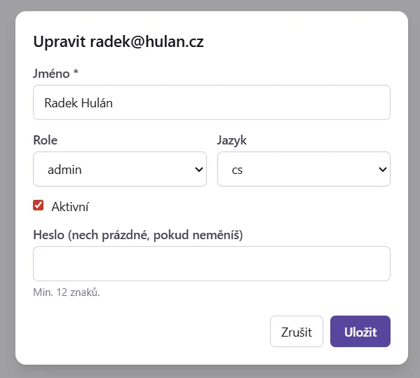 Můj profil